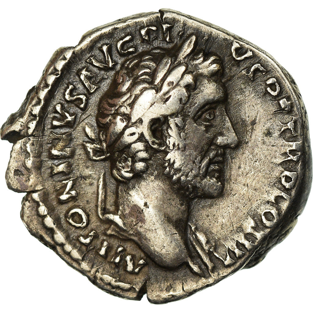 Coin, Antoninus Pius, Denarius, Rome, AU(50-53), Silver, RIC:111b