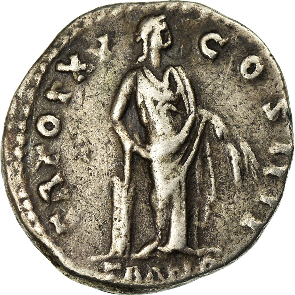Coin, Antoninus Pius, Denarius, Rome, EF(40-45), Silver, RIC:218