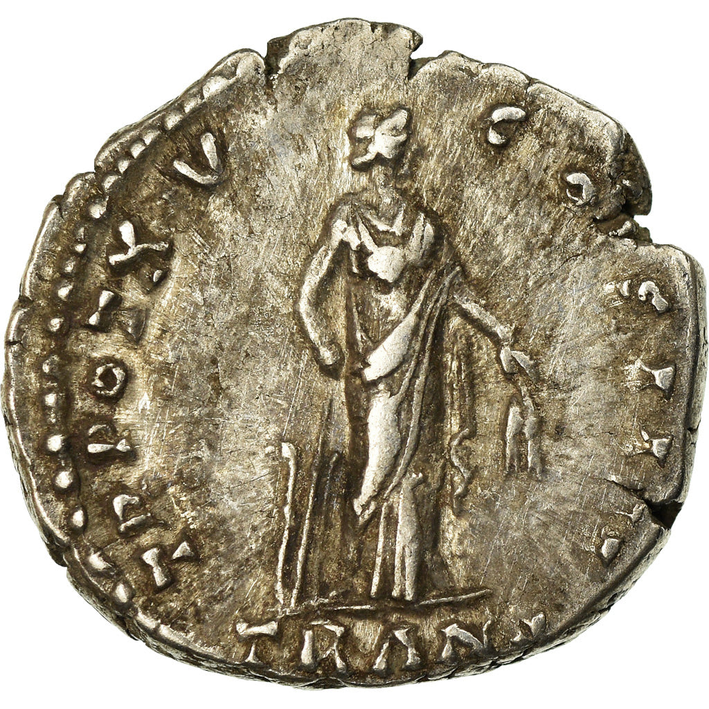 Coin, Antoninus Pius, Denarius, Rome, AU(55-58), Silver, RIC:218