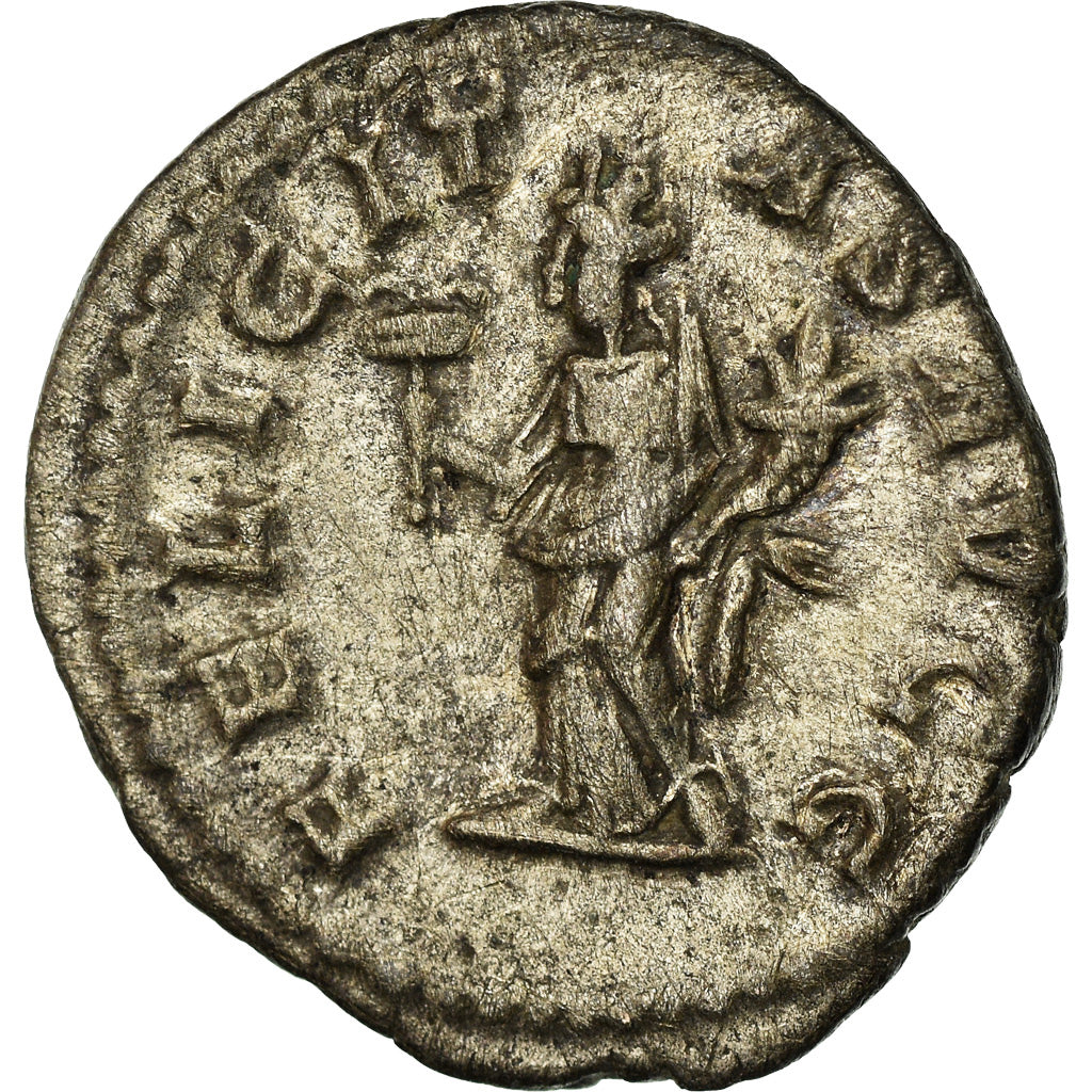 Coin, Geta, Denarius, 206-207, Rome, EF(40-45), Silver, RIC:8