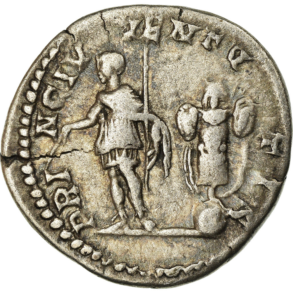 Coin, Geta, Denarius, Rome, VF(30-35), Silver, RIC:18