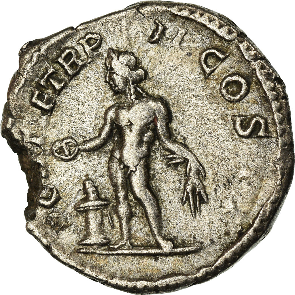 Coin, Geta, Denarius, Rome, VF(20-25), Silver, RIC:70