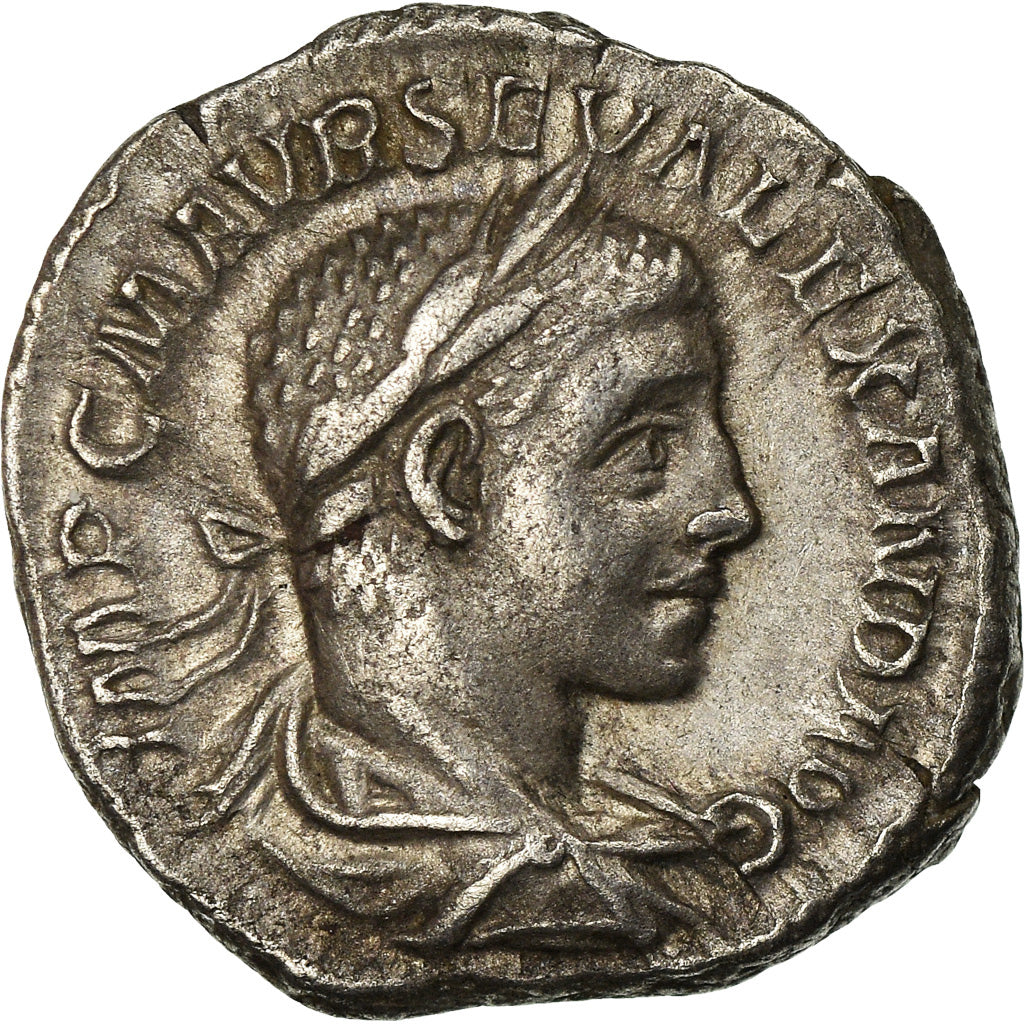 Coin, Severus Alexander, Denarius, AD 223, Rome, AU(50-53), Silver, RIC:23