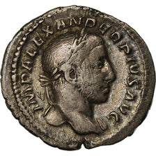 Münze, Severus Alexander, Denarius, AD 232, Rome, S+, Silber, RIC:250