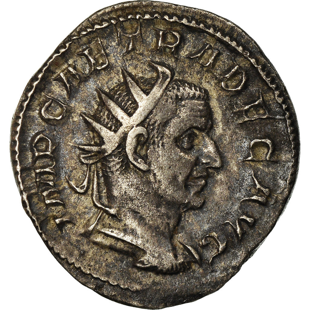 Moneta, Trajan Decius, Antoninianus, 250, Roma, Rzadkie, AU(50-53), Bilon