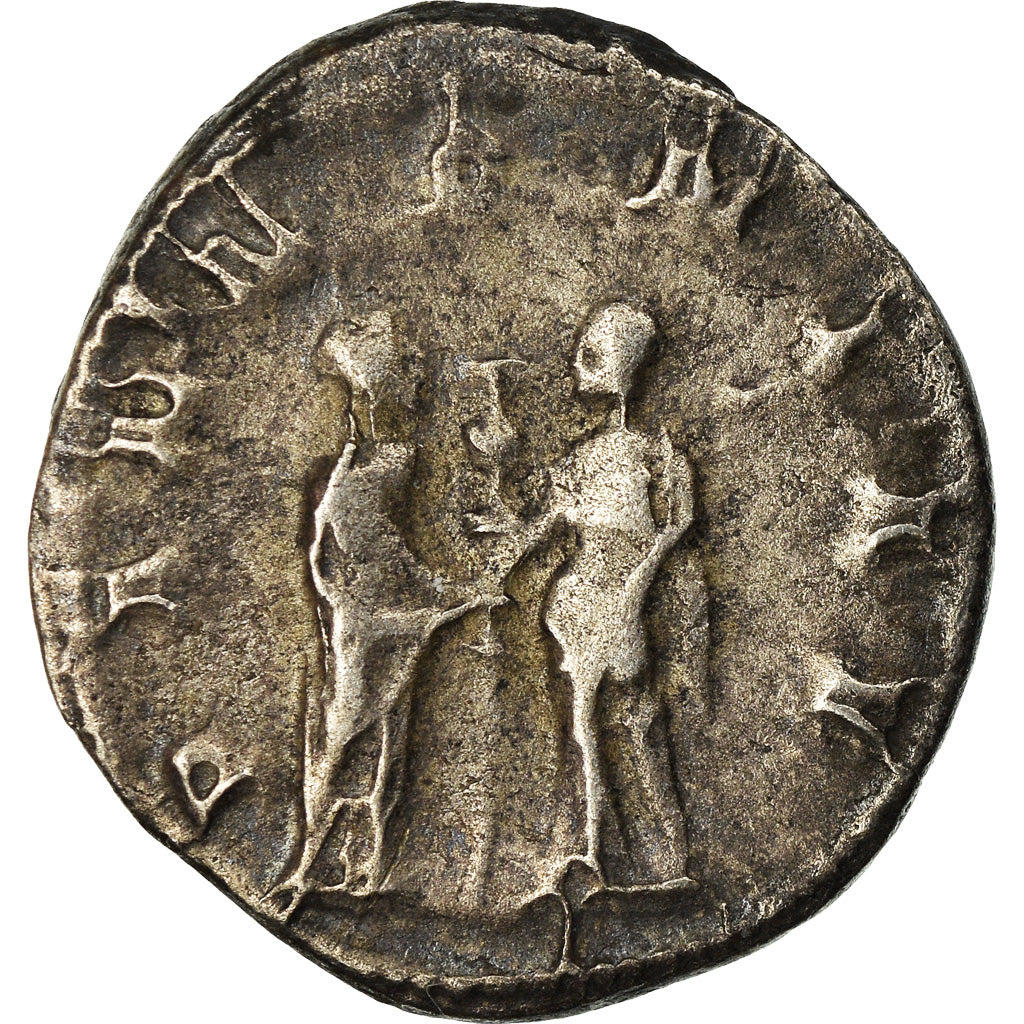 Moneta, Trajan Decius, Antoninianus, 250, Roma, Rzadkie, AU(50-53), Bilon