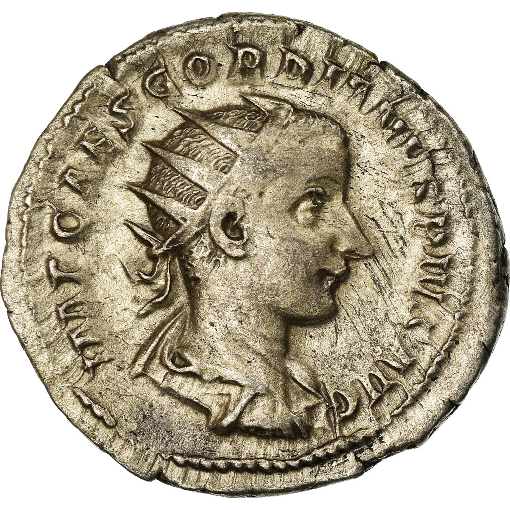 Coin, Gordian III, Antoninianus, Rome, EF(40-45), Billon, RIC:54