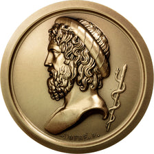 FRANCE, History, The Fifth Republic, Medal, MS(65-70), Dupré, Bronze, 72, 200.00