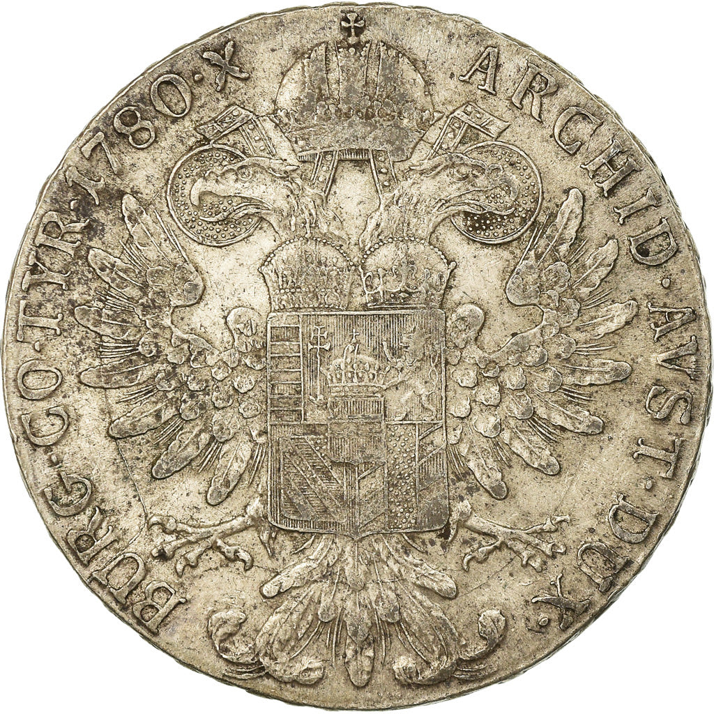 Coin, Austria, Joseph II, Thaler, 1780, AU(50-53), Silver, KM:T1