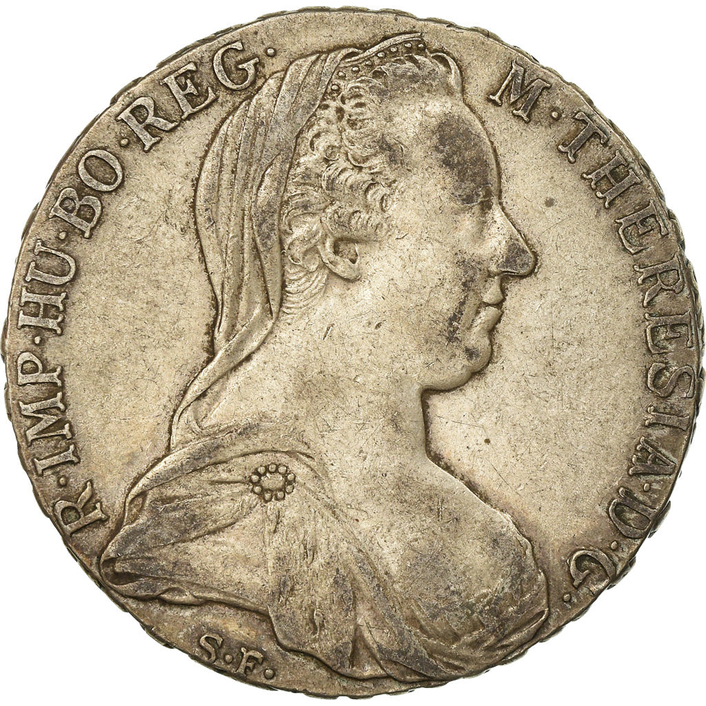 Coin, Austria, Joseph II, Thaler, 1780, AU(50-53), Silver, KM:T1