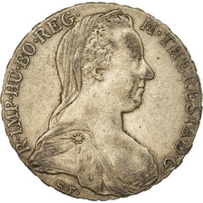 Coin, Austria, Joseph II, Thaler, 1780, AU(50-53), Silver, KM:T1