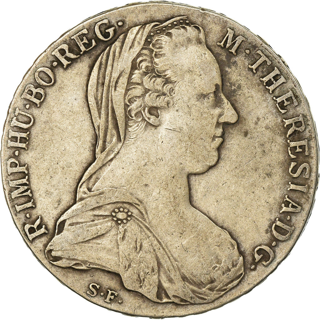 Coin, Austria, Joseph II, Thaler, 1780, AU(50-53), Silver, KM:T1