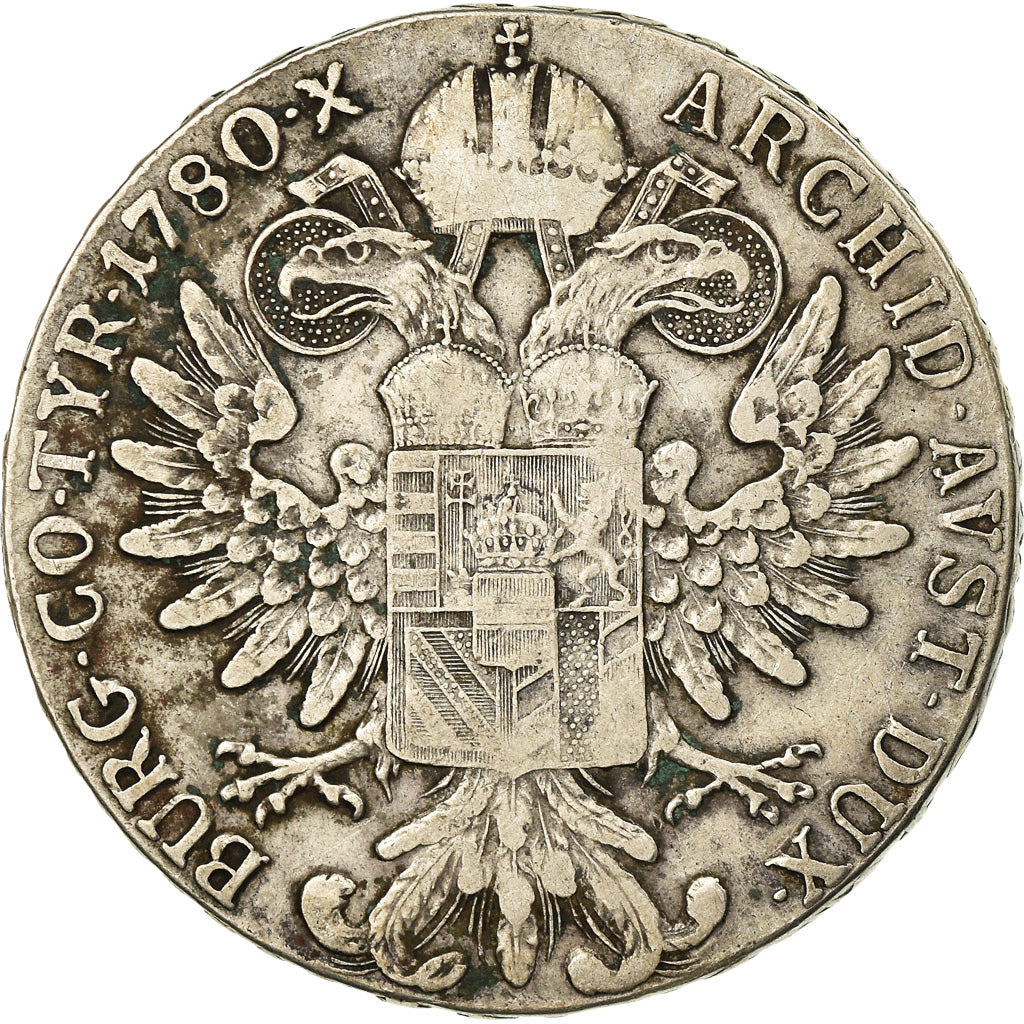 Coin, Austria, Joseph II, Thaler, 1780, AU(50-53), Silver, KM:T1