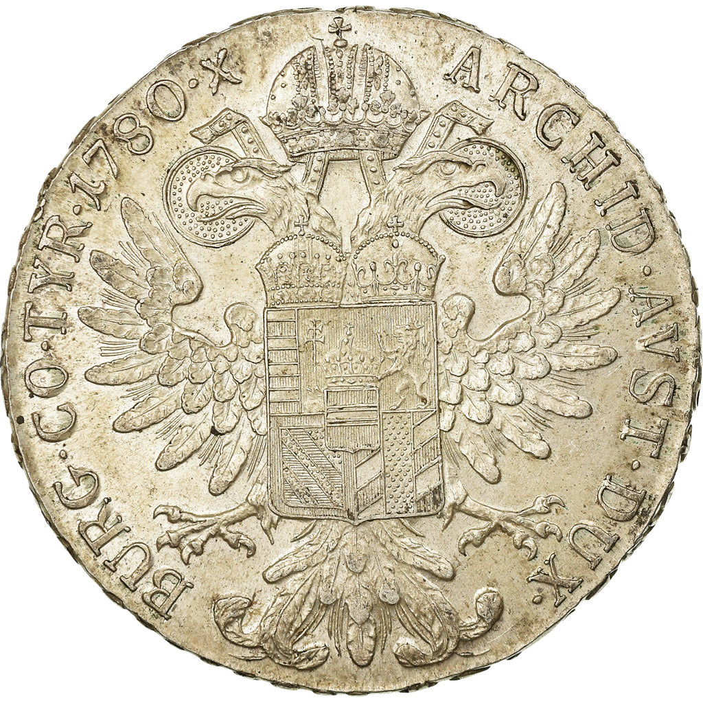Coin, Austria, Joseph II, Thaler, 1780, AU(50-53), Silver, KM:T1