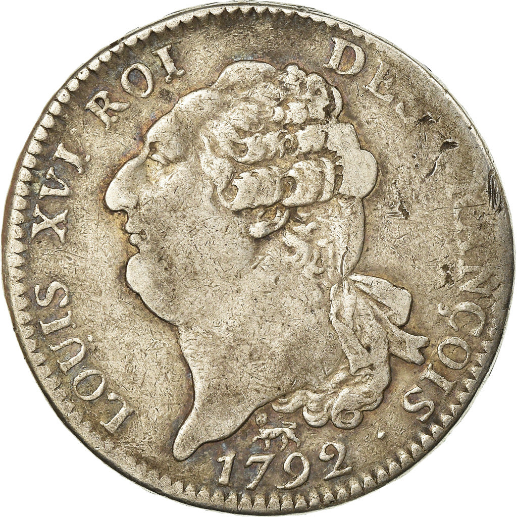 Moneta, Francja, Écu de 6 livres françois, ECU, 6 Livres, 1792, Paris