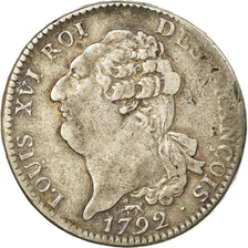 Moneta, Francja, Écu de 6 livres françois, ECU, 6 Livres, 1792, Paris