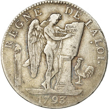 Monnaie, France, Louis XVI, Écu de 6 livres françoise, 6 Livres, 1793, Paris