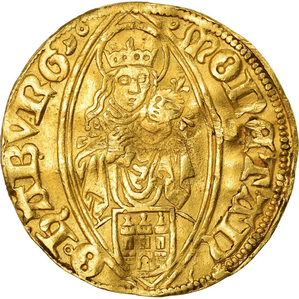 Coin, German States, Ducat, XVth Century, Hambourg, EF(40-45), Gold