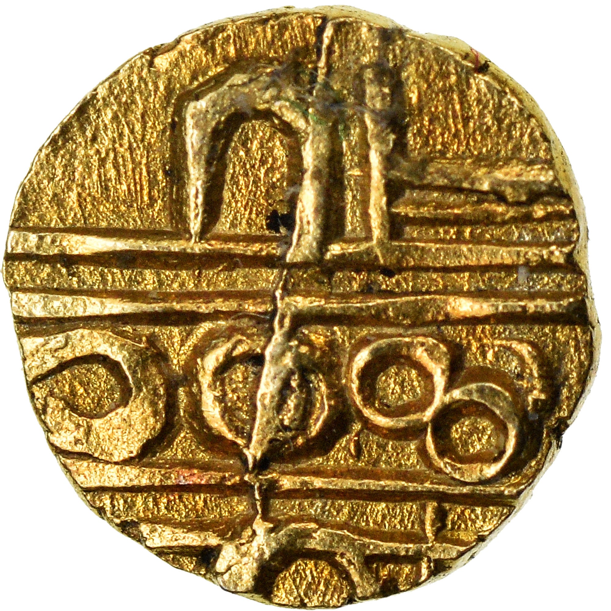 Monnaie, INDIA-PRINCELY STATES, COCHIN, Fanam, 1795-1850, TTB, Or, KM:10