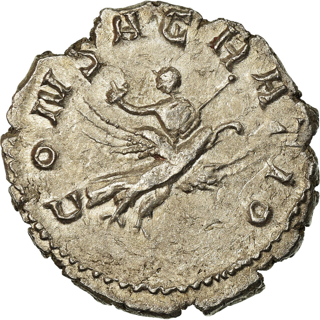 Monnaie, Valérien II, Antoninien, 254-255, Trèves ou Cologne, TTB+, Billon