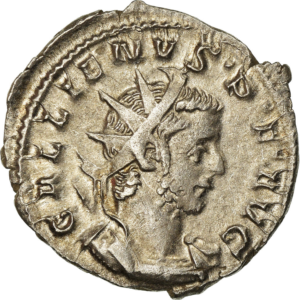 Coin, Gallienus, Antoninianus, 257-258, Trier or Cologne, AU(55-58), Billon