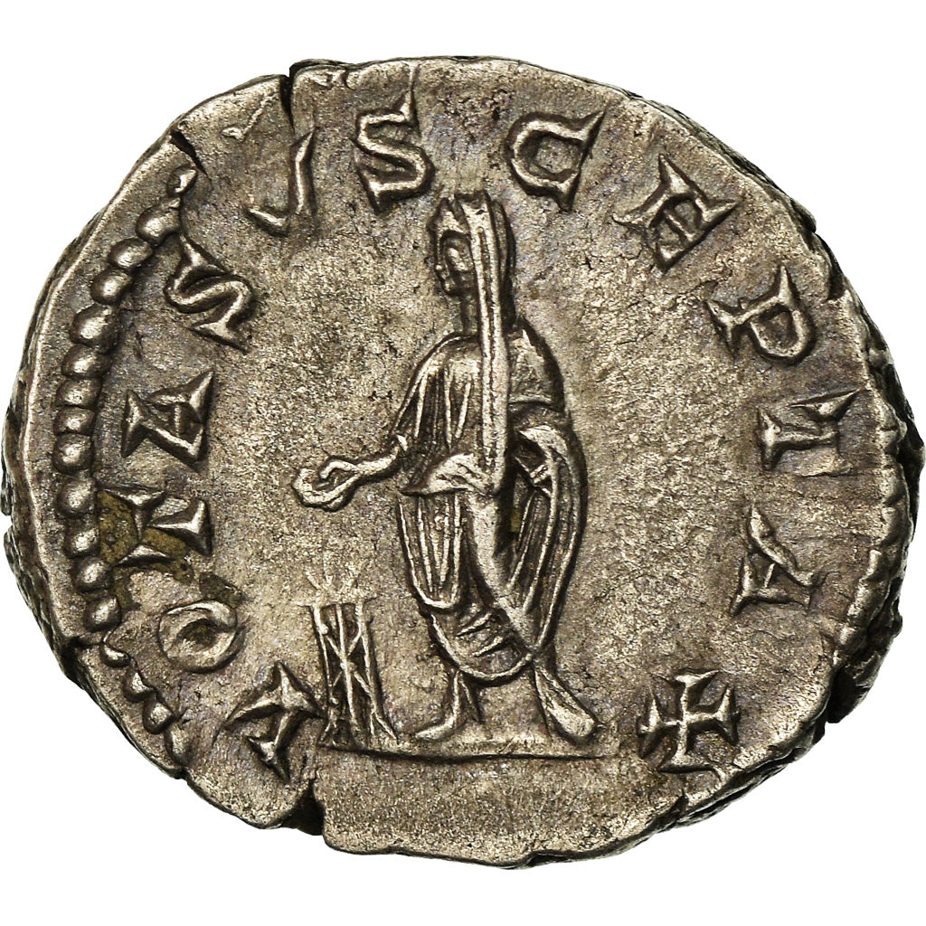 Coin, Caracalla, Denarius, Roma, EF(40-45), Silver, RIC:179