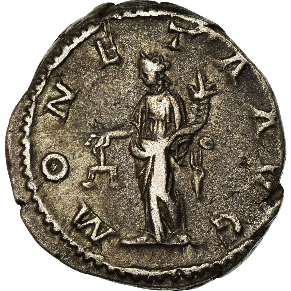 Coin, Caracalla, Denarius, 213, Rome, EF(40-45), Silver, RIC:224