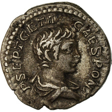 Coin, Geta, Denarius, 206-207, Rome, EF(40-45), Silver, RIC:8