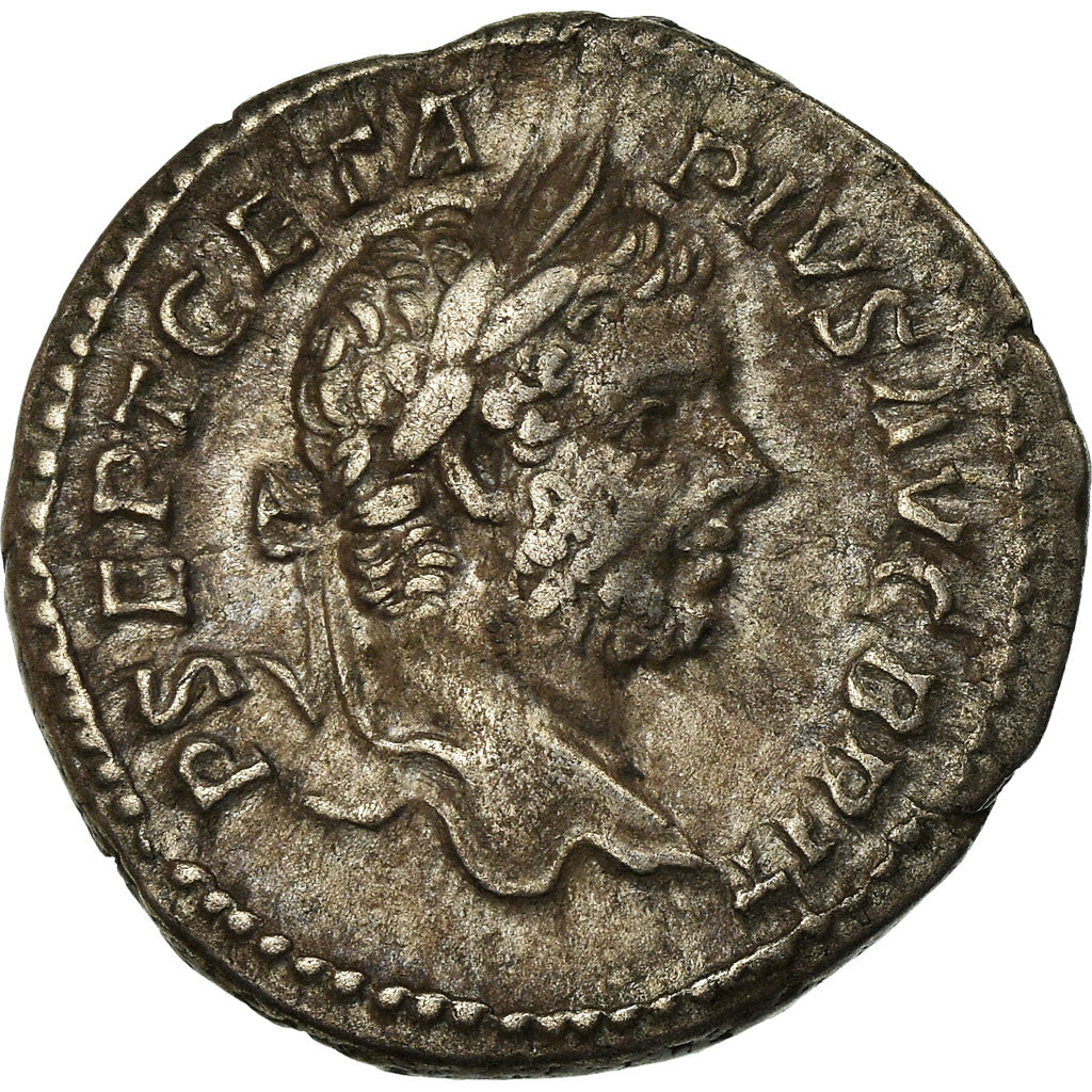 Coin, Geta, Denarius, 206-207, Rome, AU(50-53), Silver, RIC:74