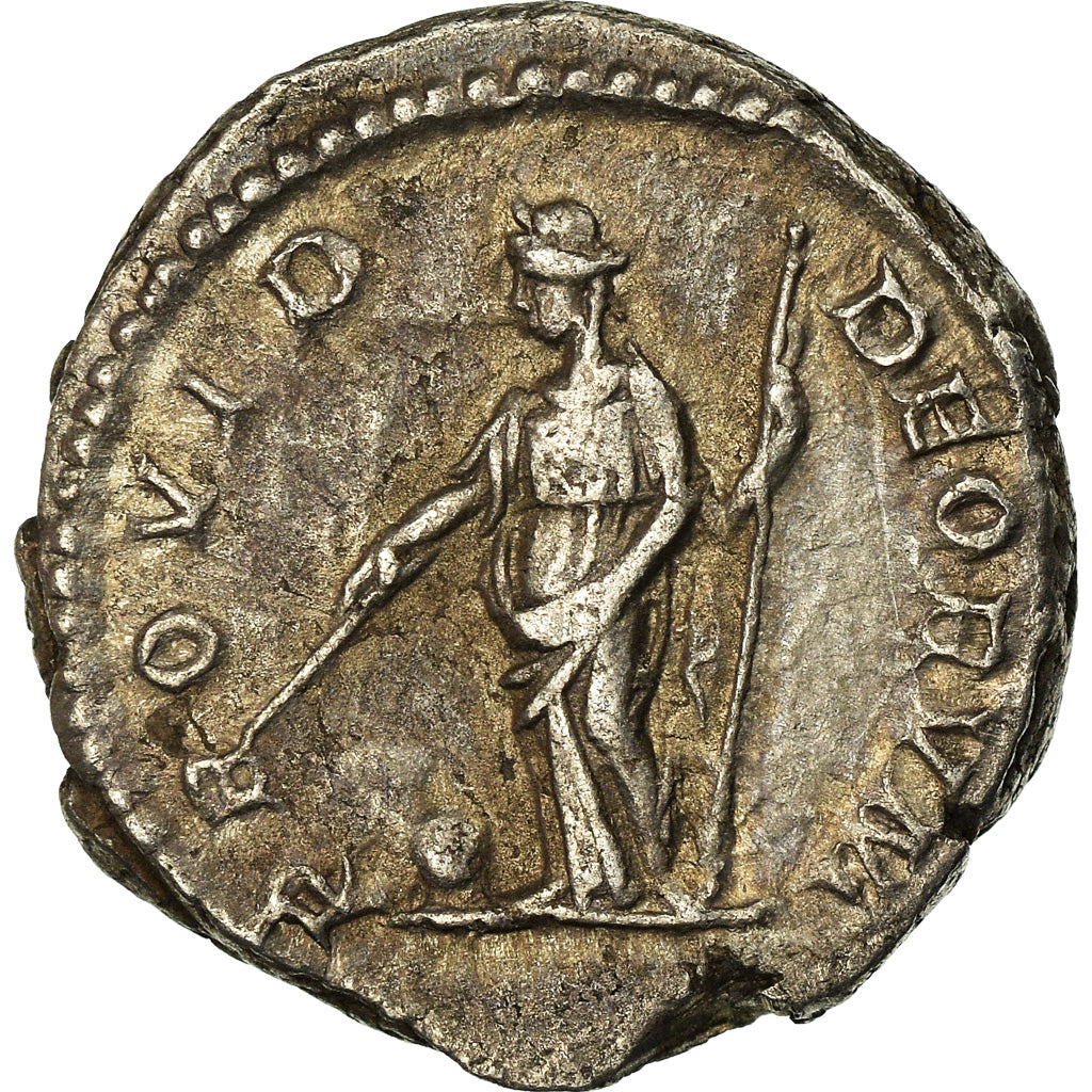 Coin, Geta, Denarius, 206-207, Rome, VF(30-35), Silver, RIC:51