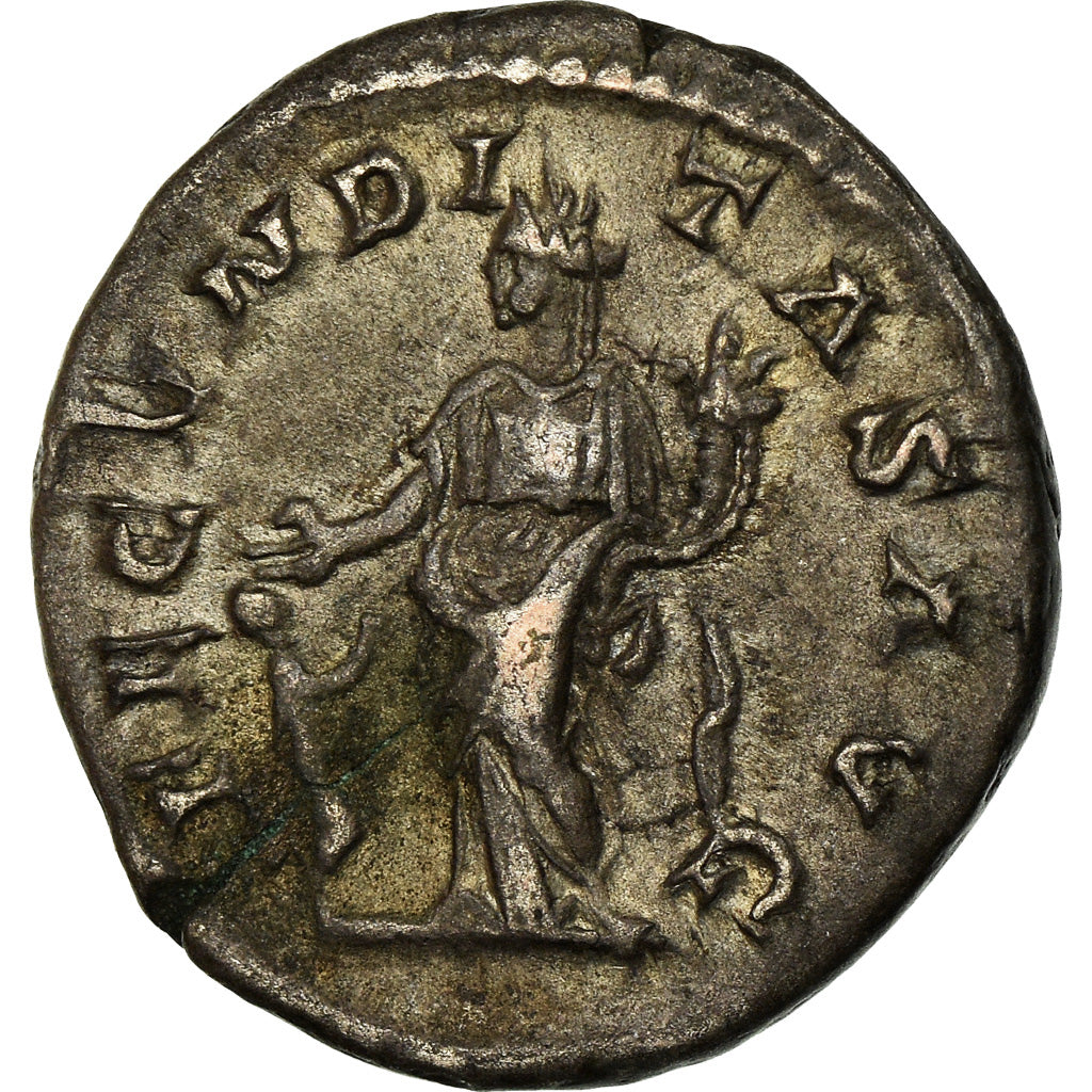 Coin, Julia Maesa, Denarius, 219, Roma, EF(40-45), Silver, RIC:249