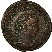 Coin, Constantine II, Nummus, Arles, AU(50-53), Copper, RIC:346