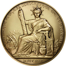 France, Medal, The Fifth Republic, Politics, Society, War, Barre, FDC, Bronze
