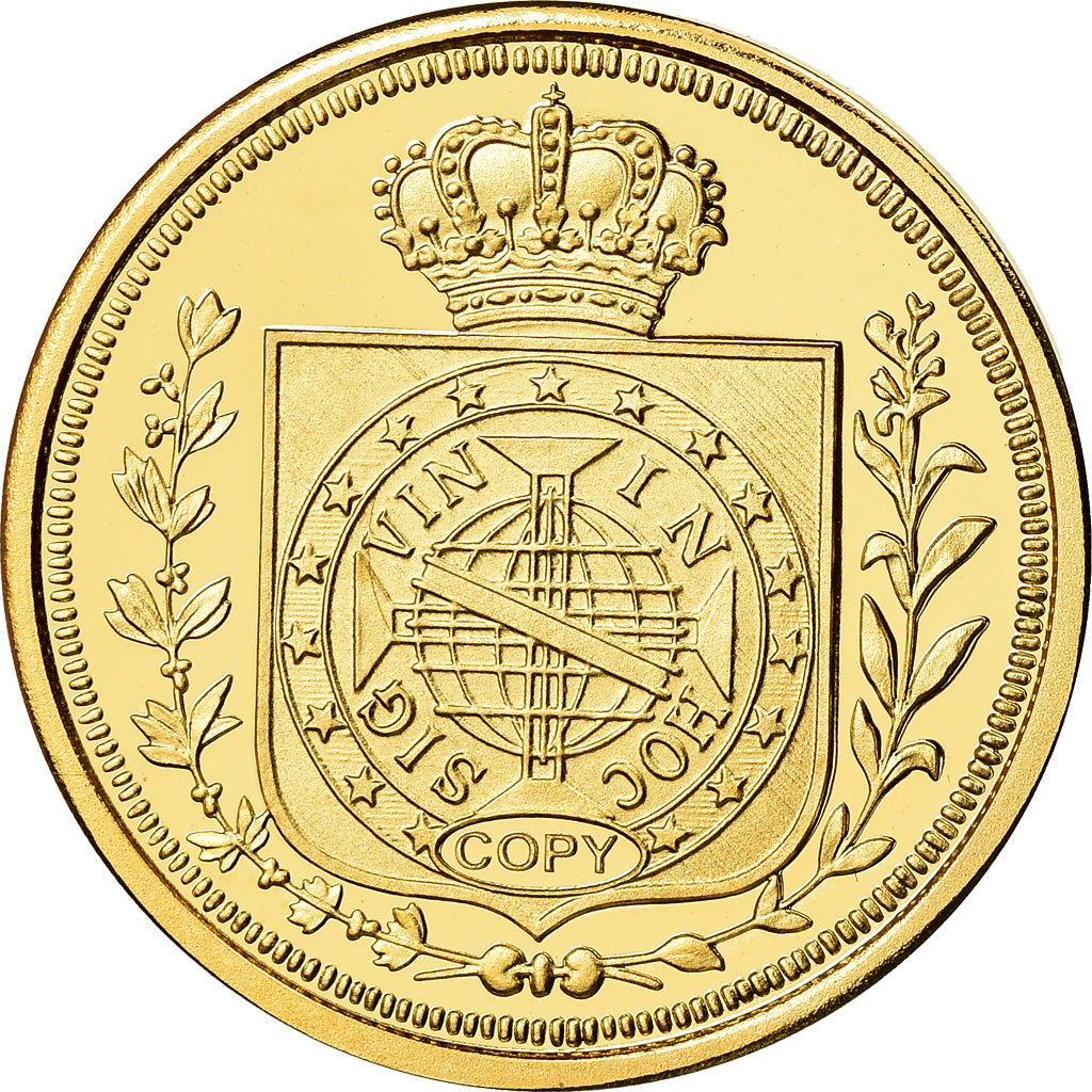 Brazil, Medal, Petrus Ier, 1822, Restrike, MS(60-62), Gold