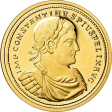 France, Medal, Reproduction Solidus Constantin, MS(65-70), Gold