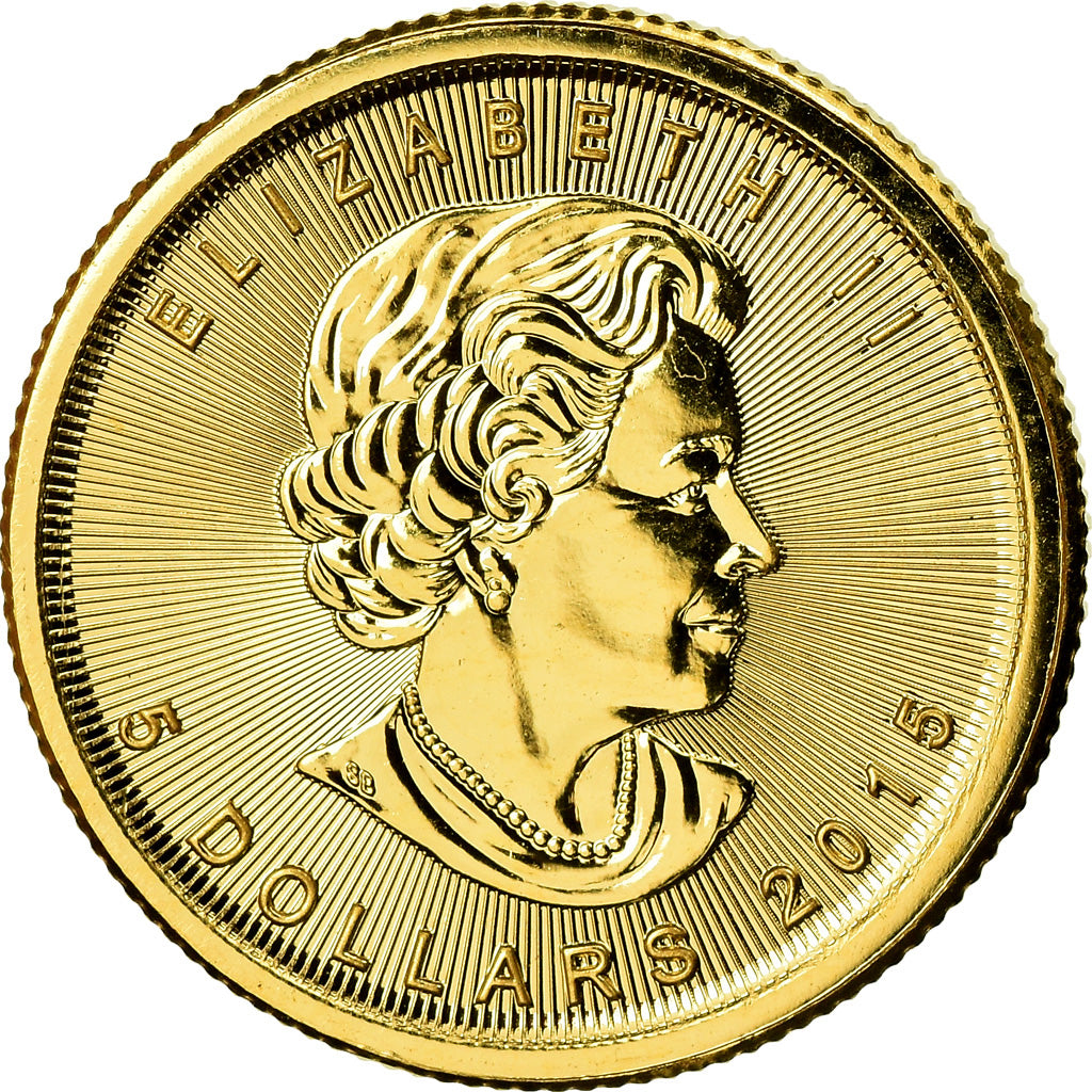 Moneta, Canada, 1/10 Onza, 1/10 Troy Ounce of Silver, 2015, Royal Canadian Mint