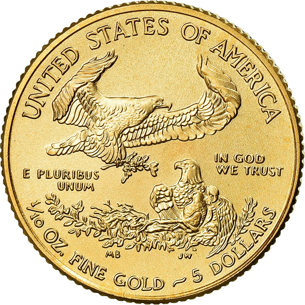 Coin, United States, 1/10 Oz, 2015, U.S. Mint, MS(65-70), Gold