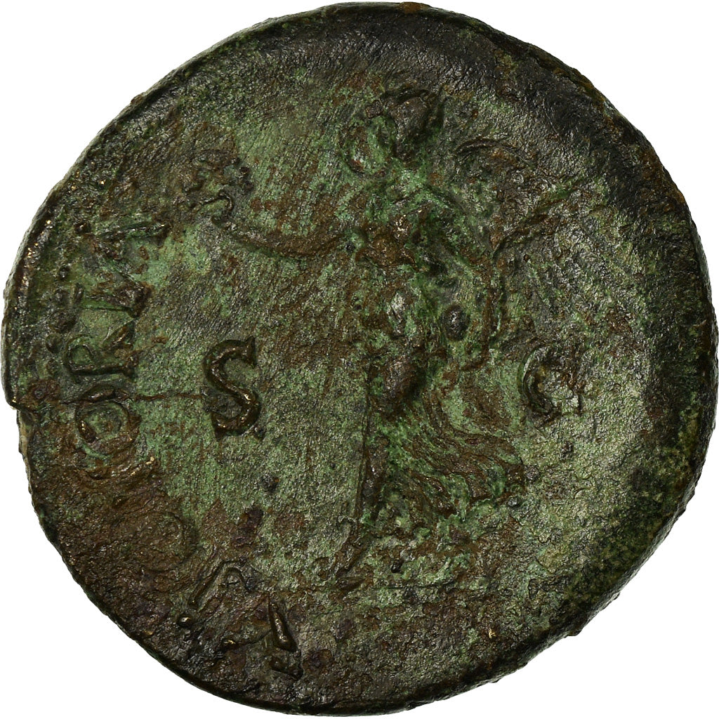 Coin, Nero, As, Lyon - Lugdunum, AU(50-53), Copper, RIC:163