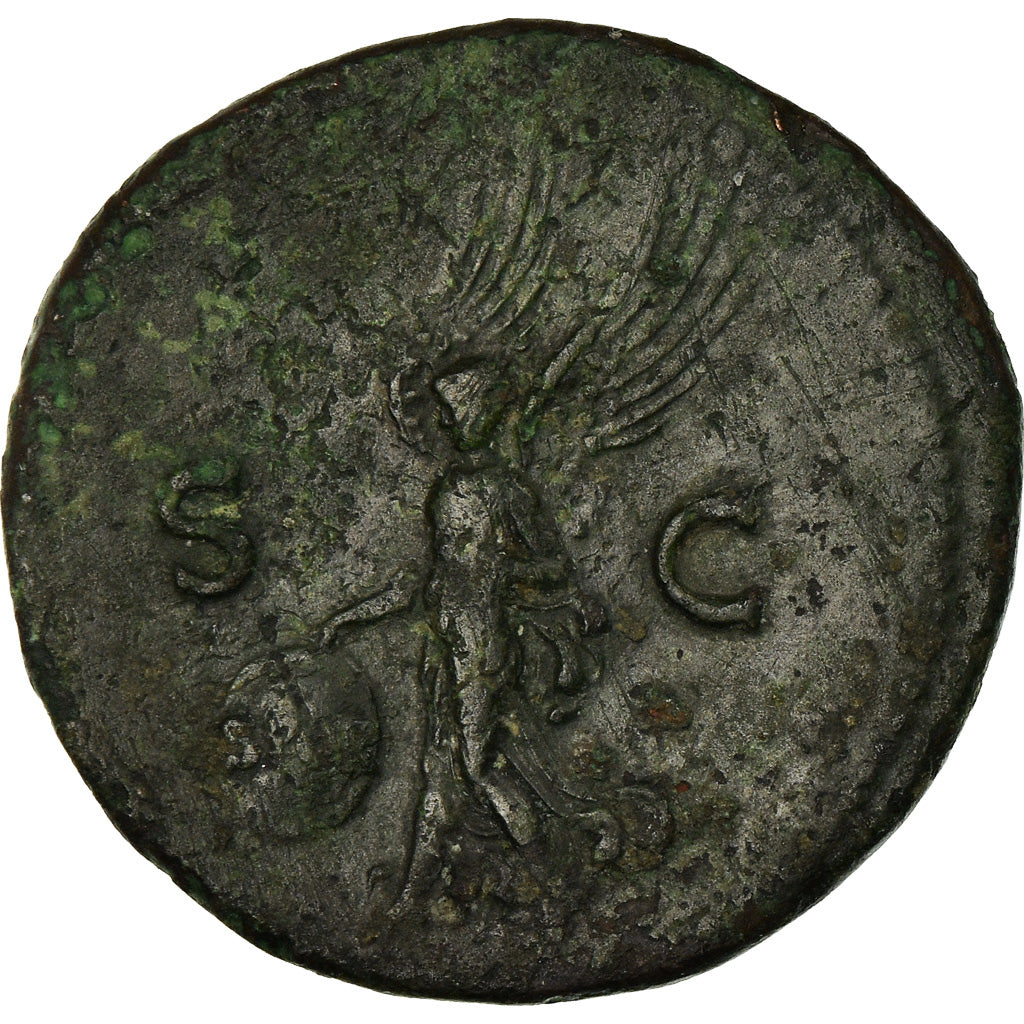 Coin, Nero, As, 66, Lyon - Lugdunum, EF(40-45), Bronze, RIC:546