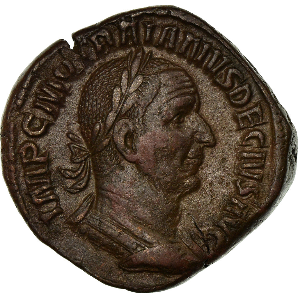 Coin, Trajan Decius, Sestertius, Rome, AU(50-53), Bronze, RIC:112