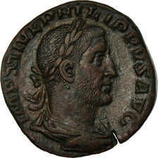 Coin, Philip I, Sestertius, 247, Rome, EF(40-45), Copper, RIC:150a