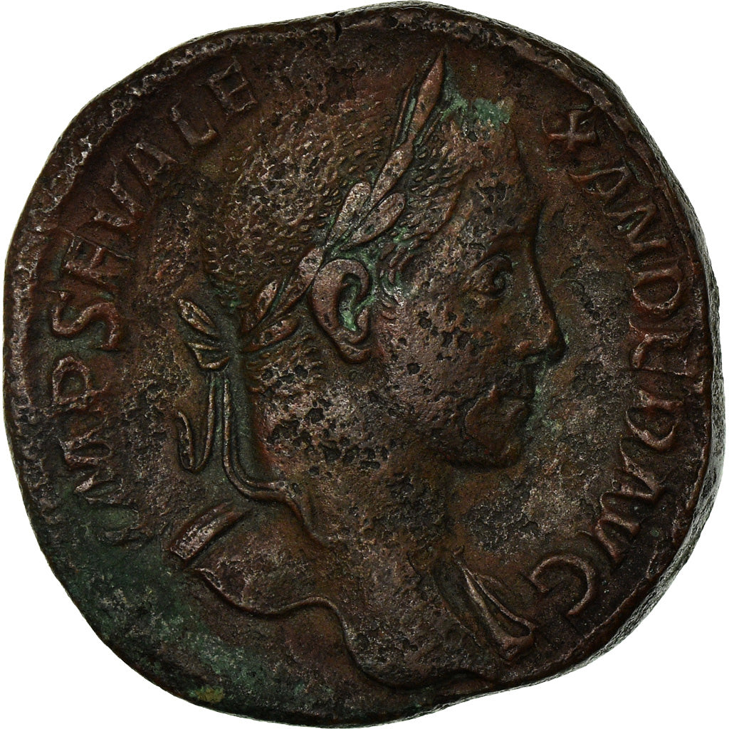 Münze, Severus Alexander, Sesterz, Roma, SS, Bronze, RIC:558
