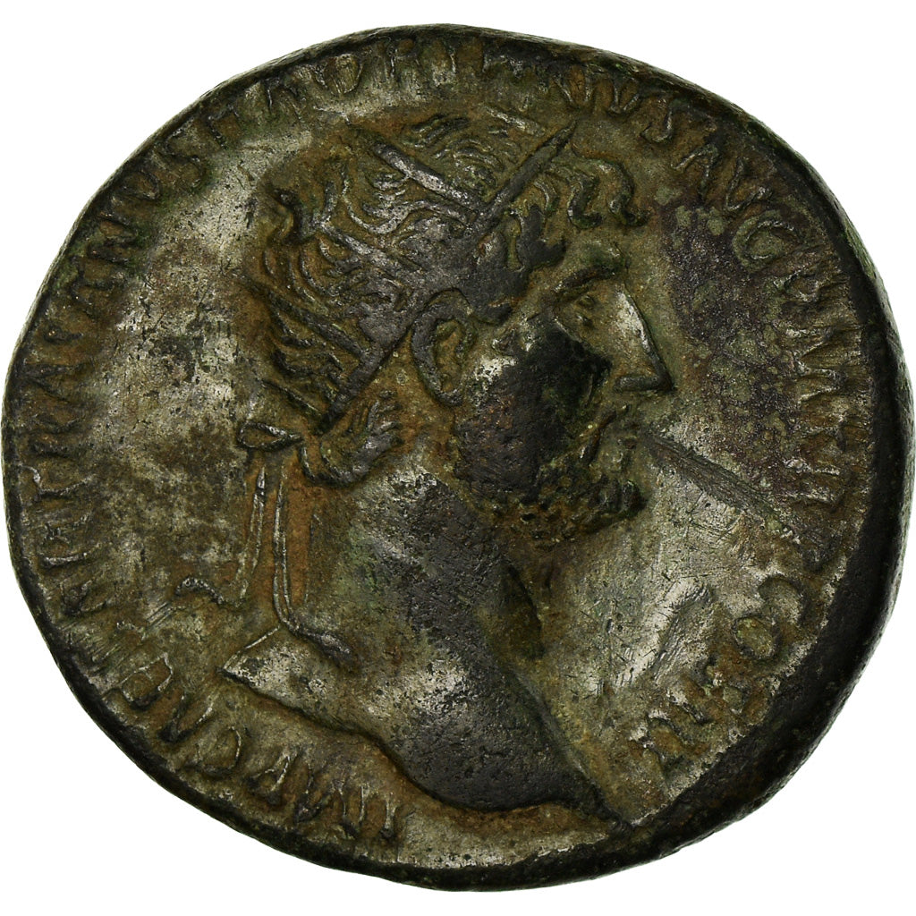 Coin, Hadrian, Dupondius, Rome, VF(30-35), Copper, RIC:600