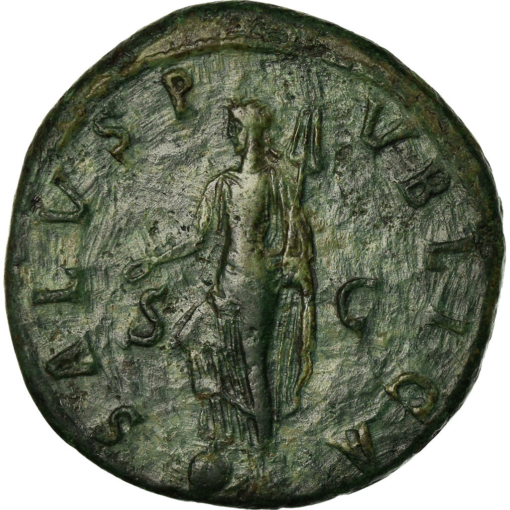 Coin, Hadrian, Dupondius, Rome, EF(40-45), Copper, RIC:604a