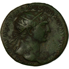 Moneta, Trajan, Dupondius, Rome, VF(30-35), Miedź, RIC:539