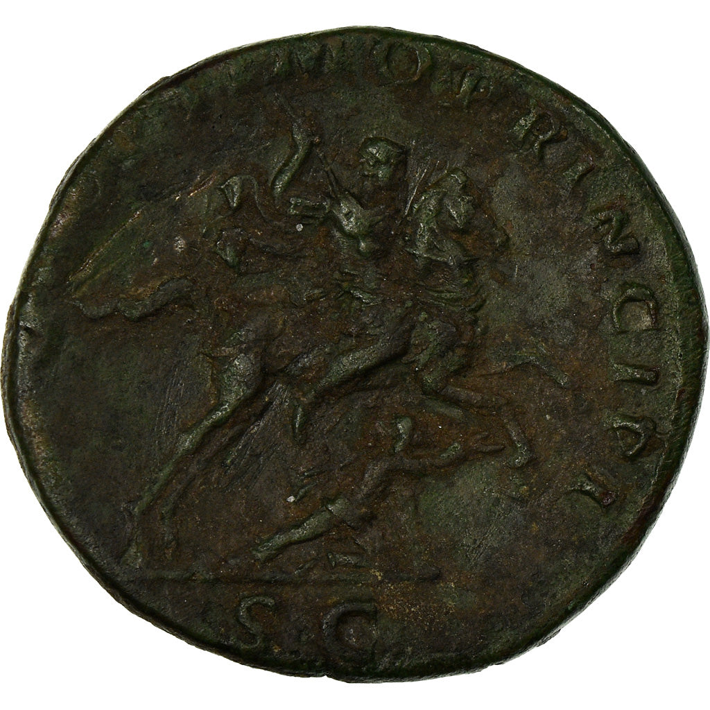 Coin, Trajan, Dupondius, Rome, VF(30-35), Copper, RIC:539