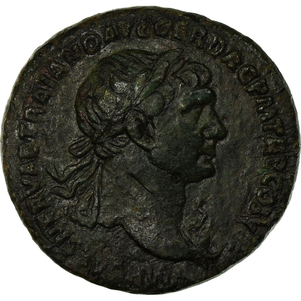 Coin, Trajan, As, Rome, VF(30-35), Copper, RIC:539, BMC:934