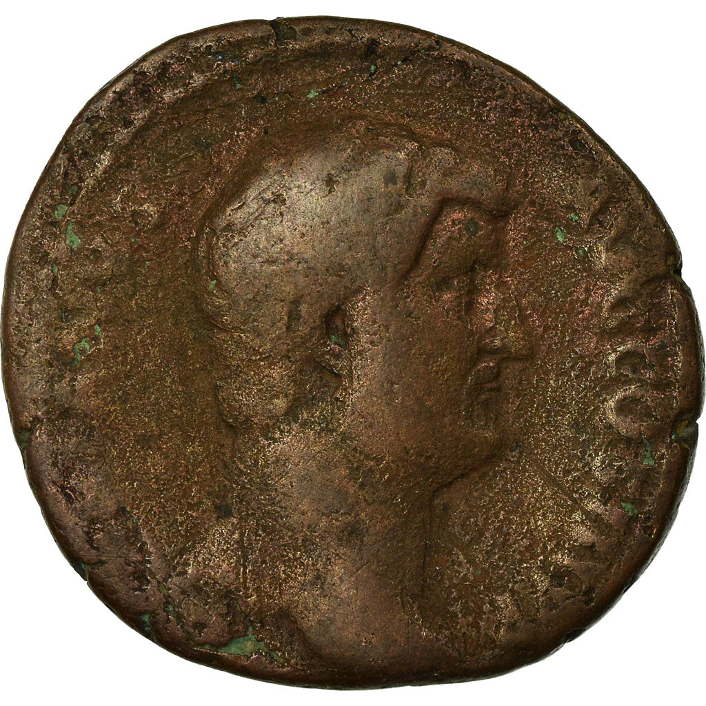 Moneta, Hadrian, As, Rome, F(12-15), Miedź