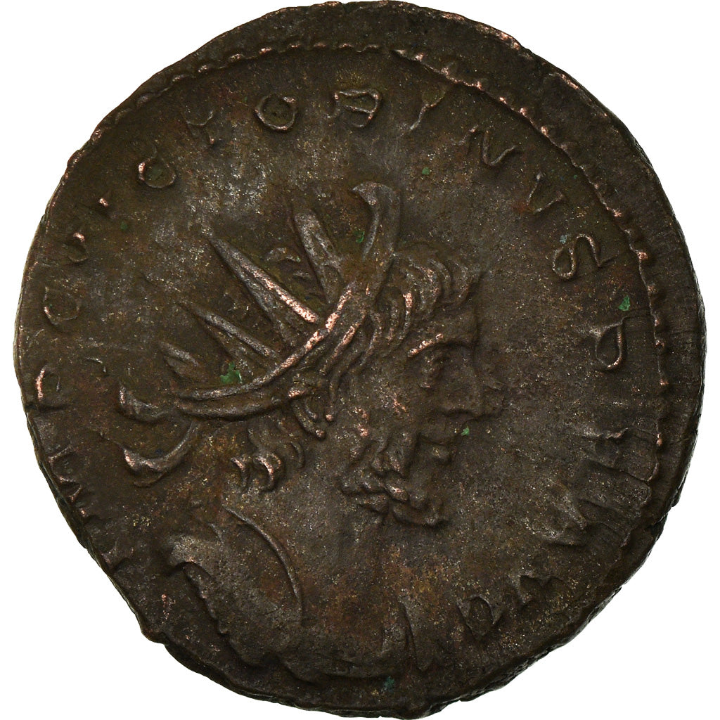 Coin, Victorinus, Antoninianus, Trier or Cologne, AU(55-58), Billon, RIC:118