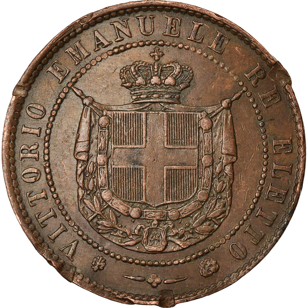 Coin, ITALIAN STATES, TUSCANY, Provisional Government, 5 Centesimi, 1859